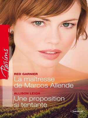 cover image of La maîtresse de Marcos Allende--Une proposition si tentante